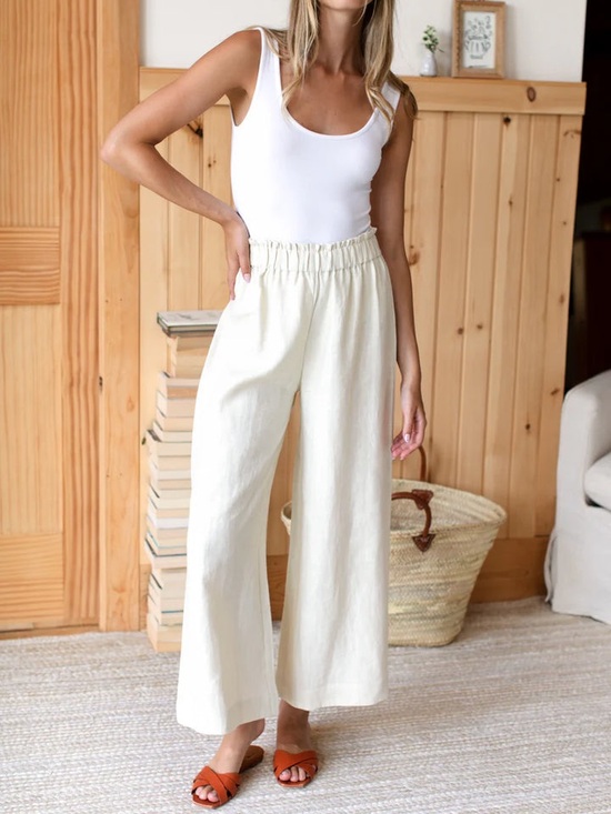 Emerson Fry Pants - Emerson Fry Pull On Pant - Arctic Wolf Linen